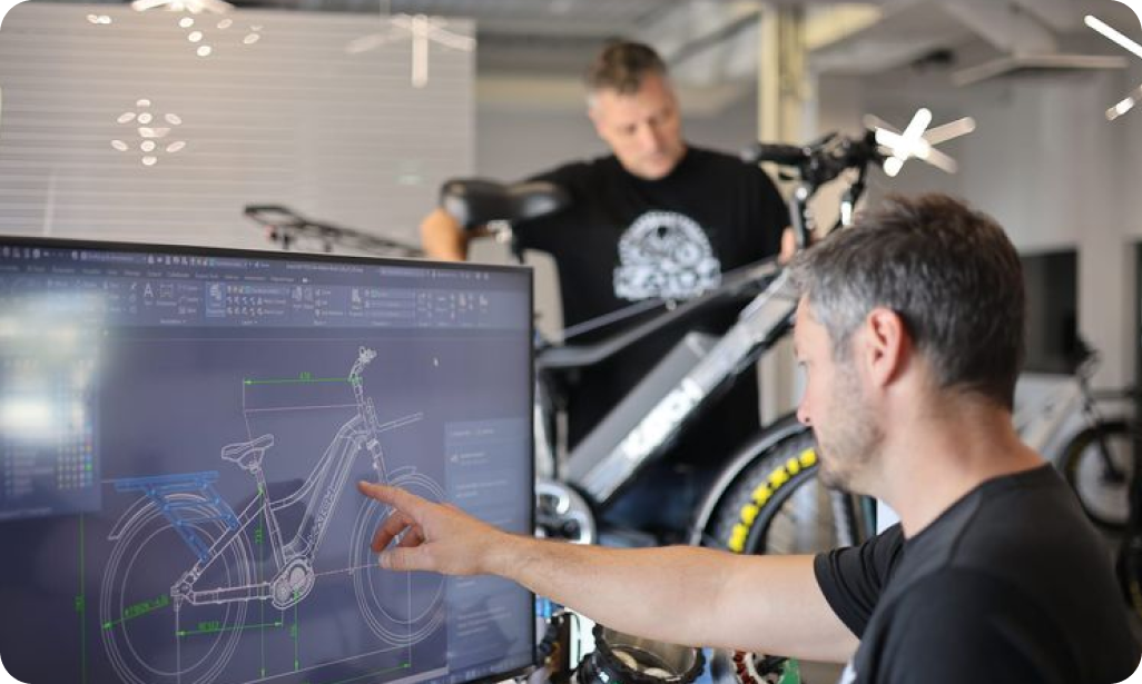L’équipe Katch à la conception d’un vélo