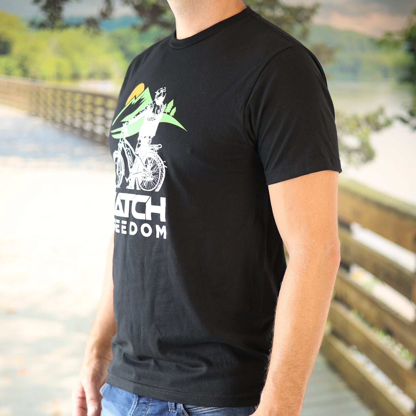 T-SHIRT pour Homme KATCH FREEDOM Nature - katchfatbike