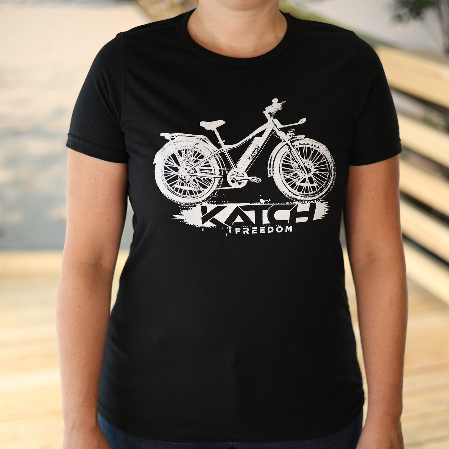 T-SHIRT pour Femme KATCH FREEDOM Vélo - katchfatbike