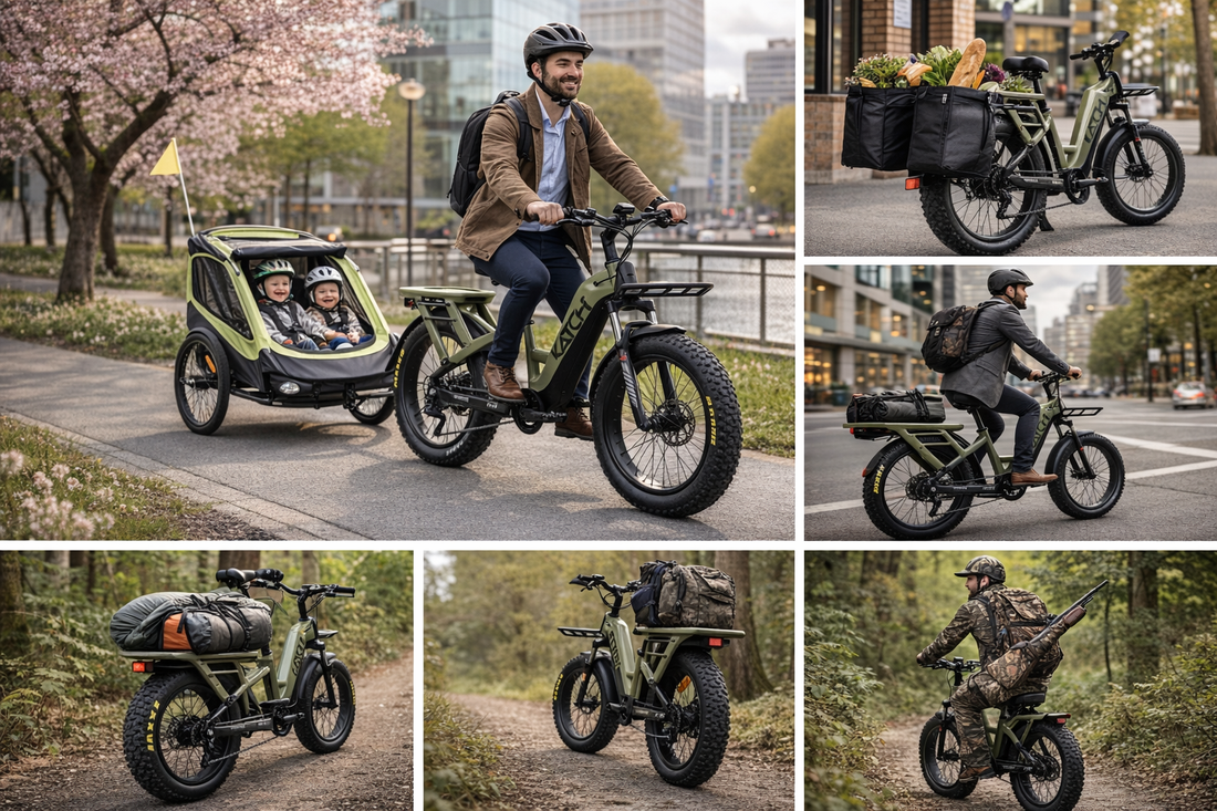 Cinq usages utilitaires fatbike