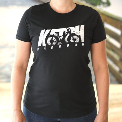 T-SHIRT pour Femme KATCH FREEDOM Logo - katchfatbike