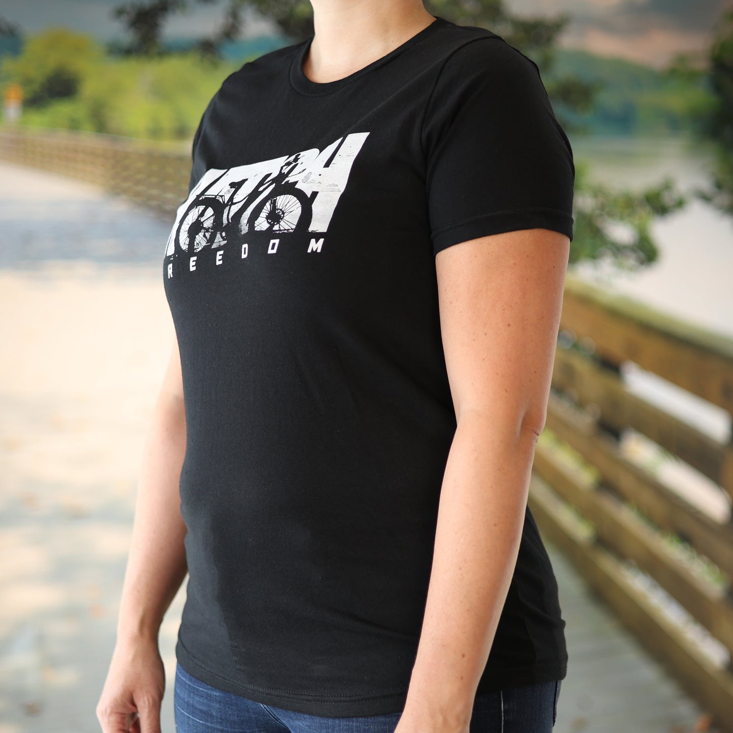 T-SHIRT pour Femme KATCH FREEDOM Logo - katchfatbike