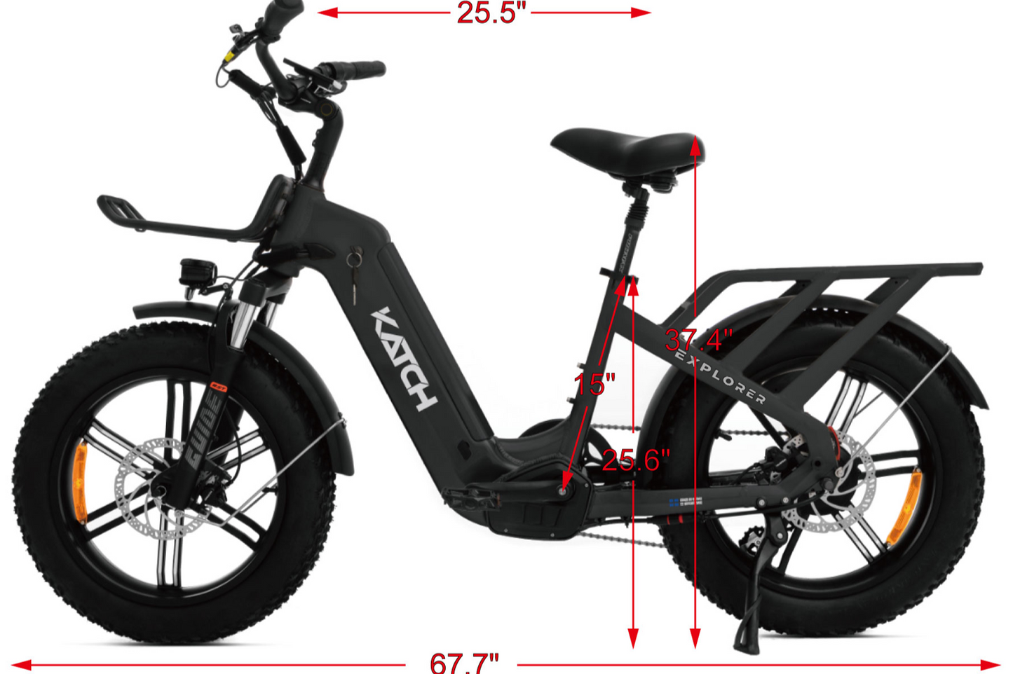 Réservez votre Fat Bike Électrique EXPLORER 1200 à cadre bas - katchfatbike