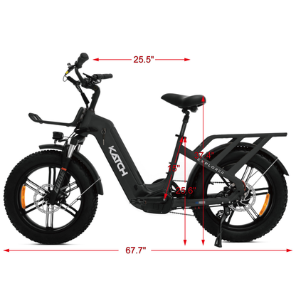 Livraison 2025 Fat Bike Électrique EXPLORER 1200 à cadre bas - katchfatbike