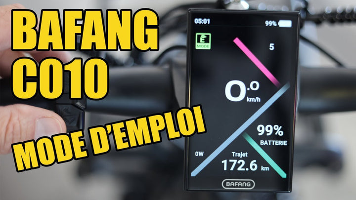 Manuel Vidéo Écran Bafang C010